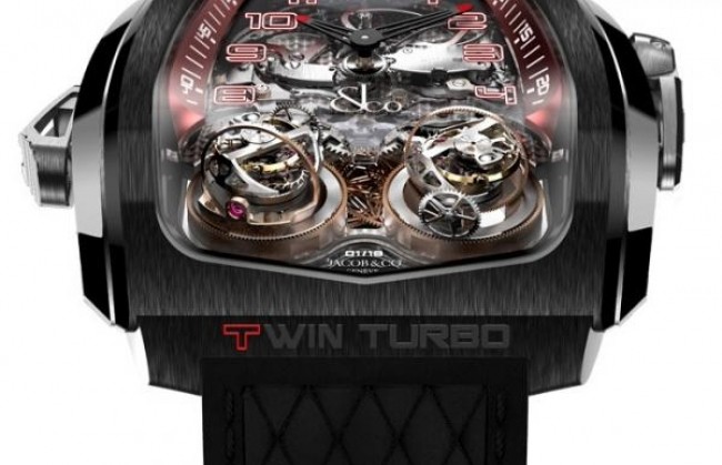Лимитированные часы Twin Turbo представляет компания Jacob & Co